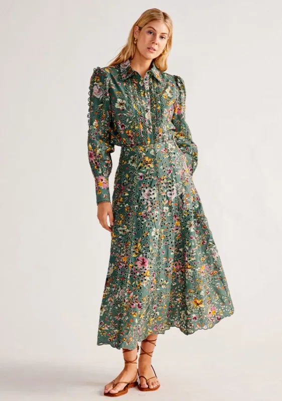 Alexia Midi Skirt sold by Mosthelabel