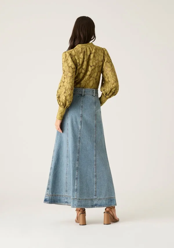 Harper Denim Skirt sold by Mosthelabel product image thumbnail 5