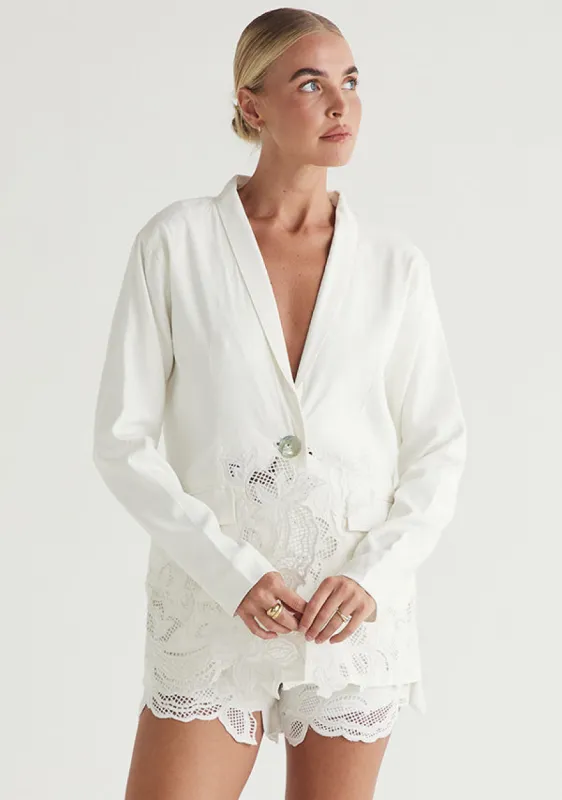 Helia Blazer sold by Mosthelabel