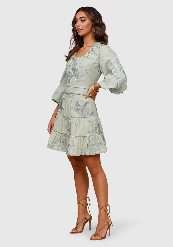 Dreamscape Mini Skirt sold by Mosthelabel product image thumbnail 5