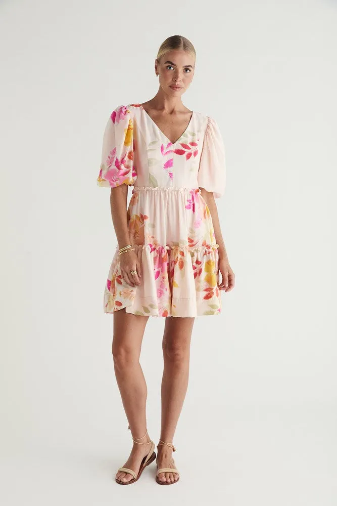 Iris Sleeved Mini Dress sold by Mosthelabel