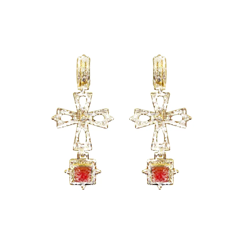 MARIA Earrings | Red Onyx sold by Mountain & Moon