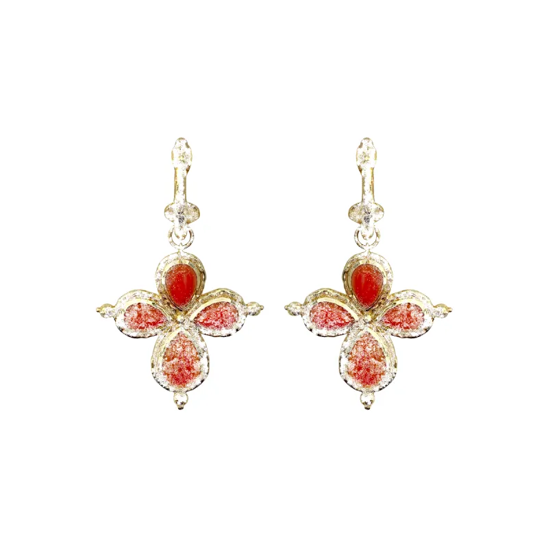 ROSALIA Earrings | Red Onyx sold by Mountain & Moon