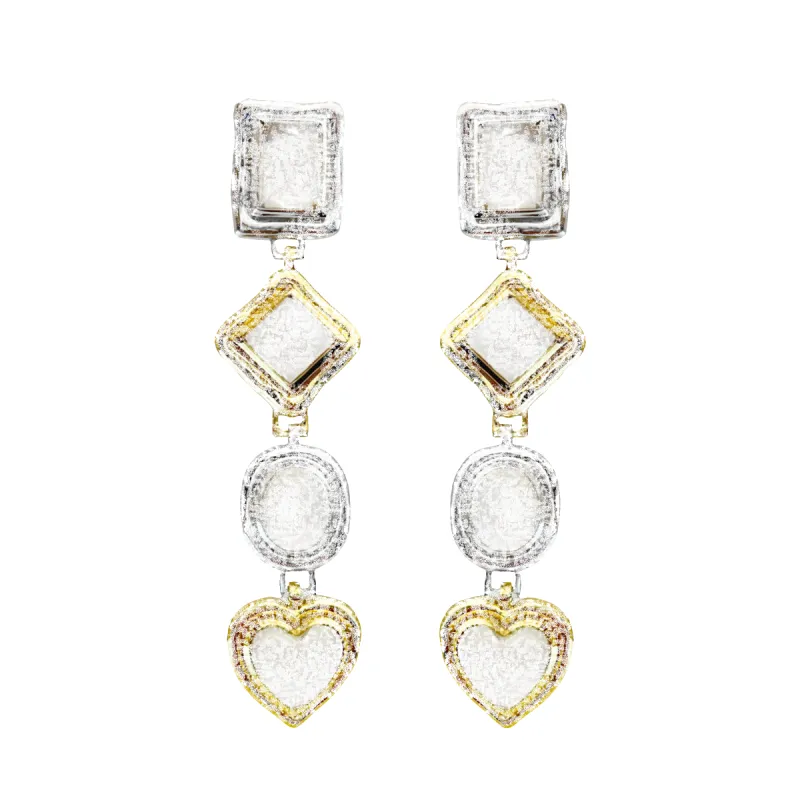 NAOMI Earrings | Mixed Metal made by Mountain & Moon