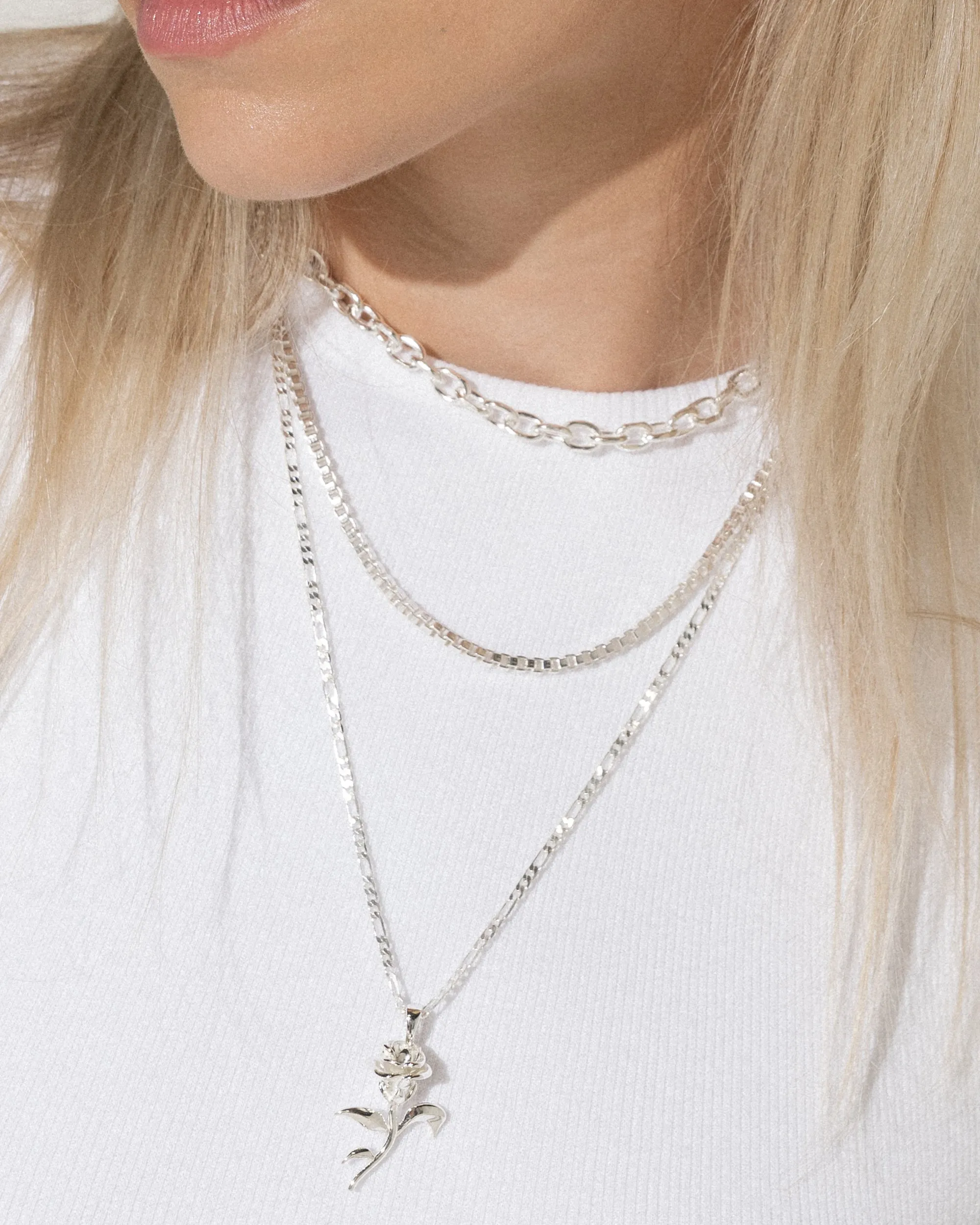 RITA Silver Necklace sold by Mountain & Moon product image thumbnail 3