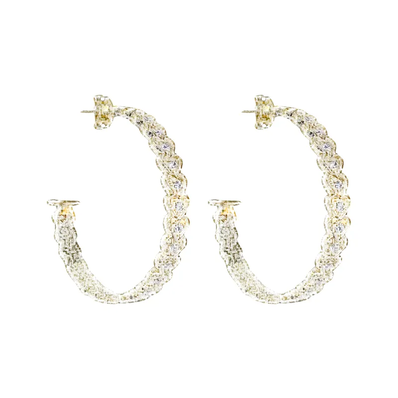 AMBER Hoops | Gold made by Mountain & Moon