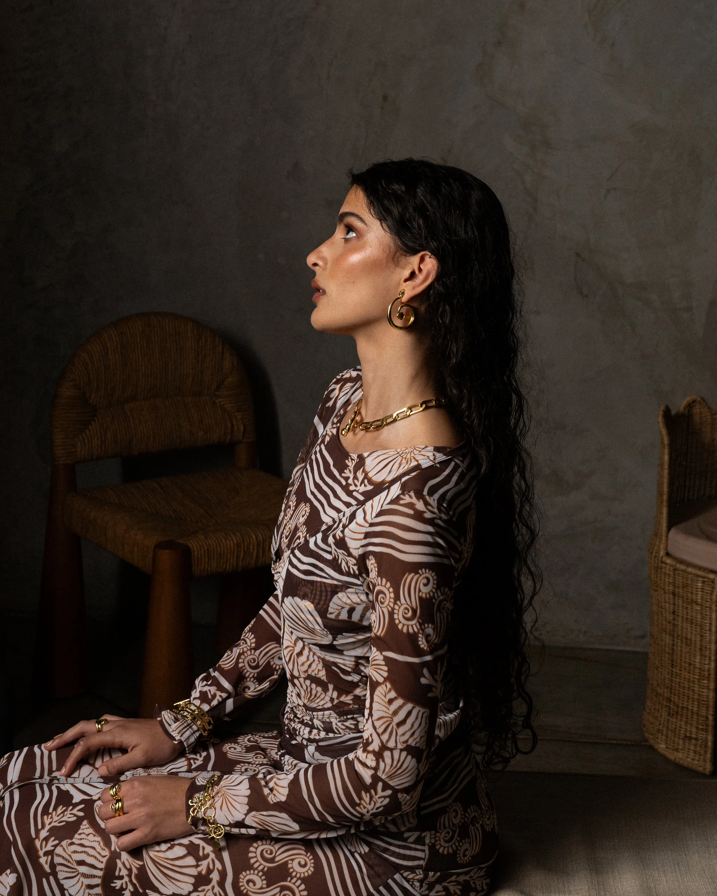 GAIA Earrings | Gold sold by Mountain & Moon product image thumbnail 3