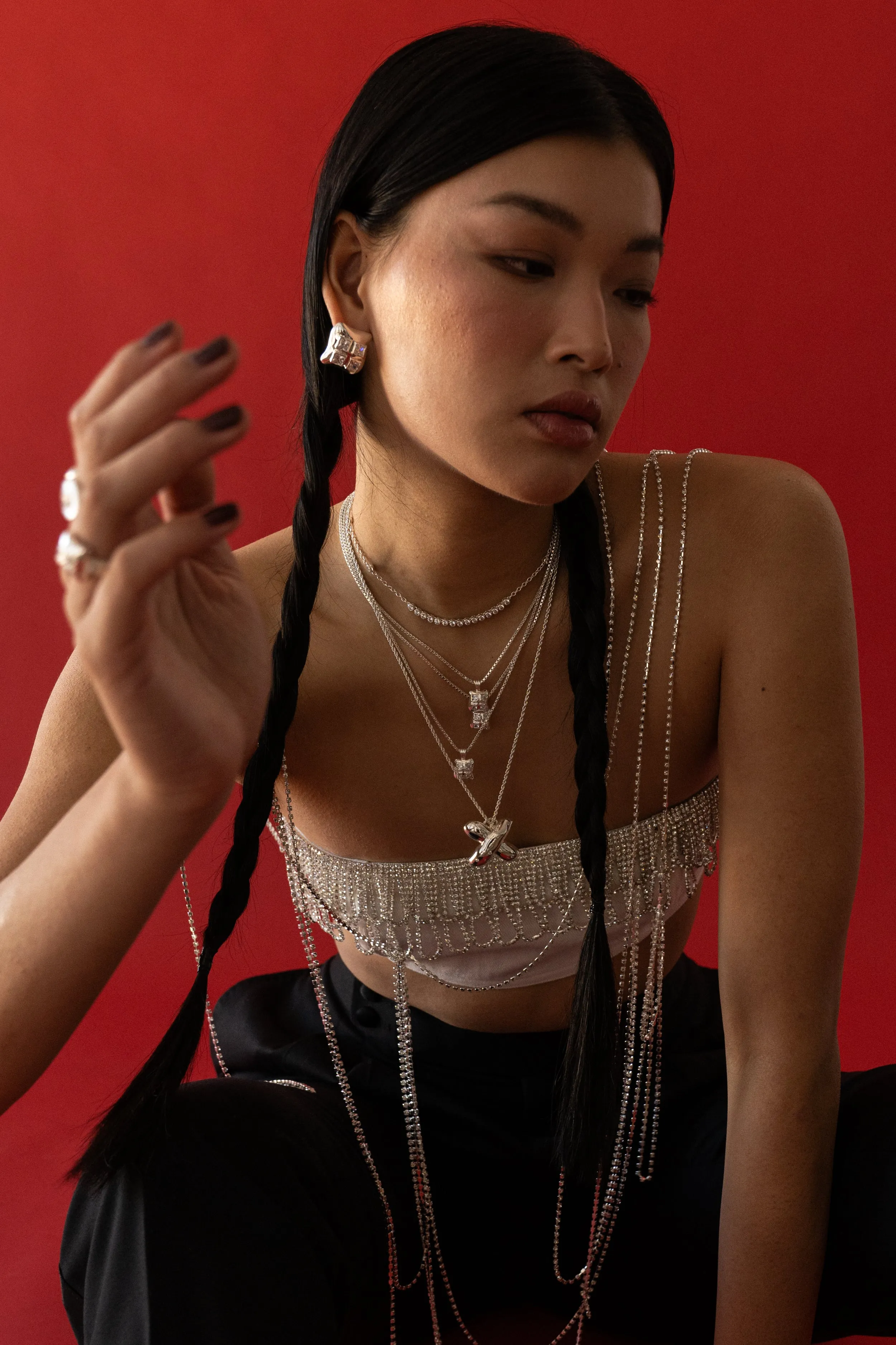 ADDISON Necklace | Silver sold by Mountain & Moon product image thumbnail 5