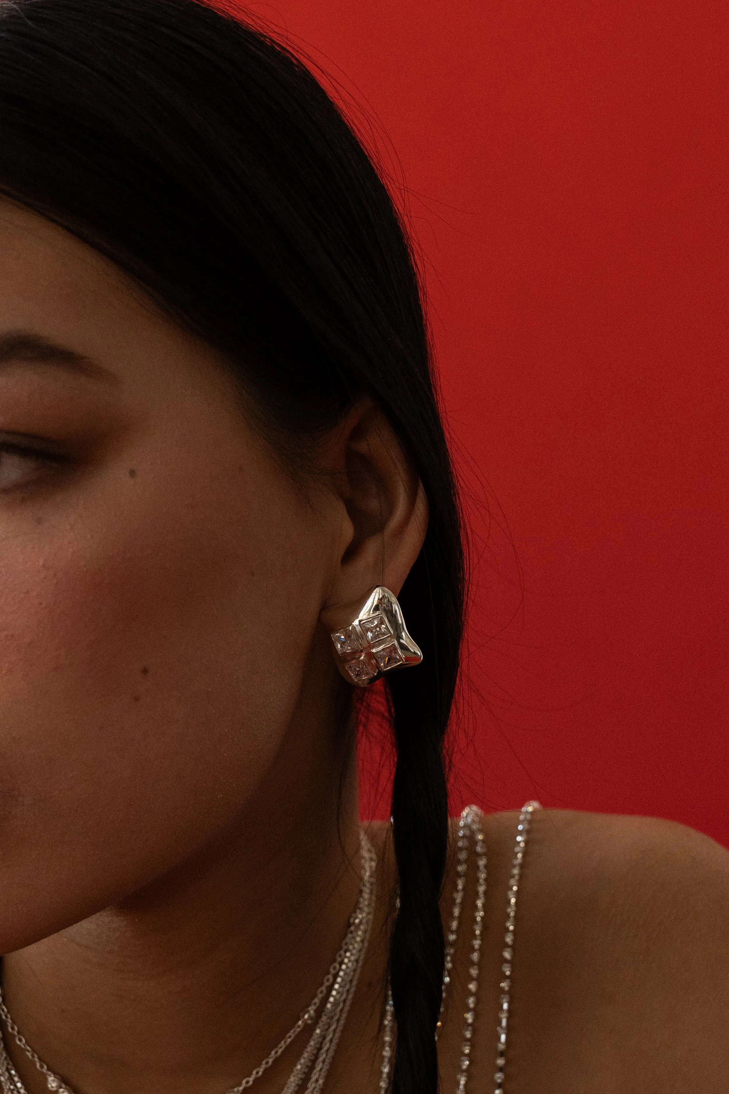 GEORGETTE Earrings | Silver sold by Mountain & Moon product image thumbnail 4