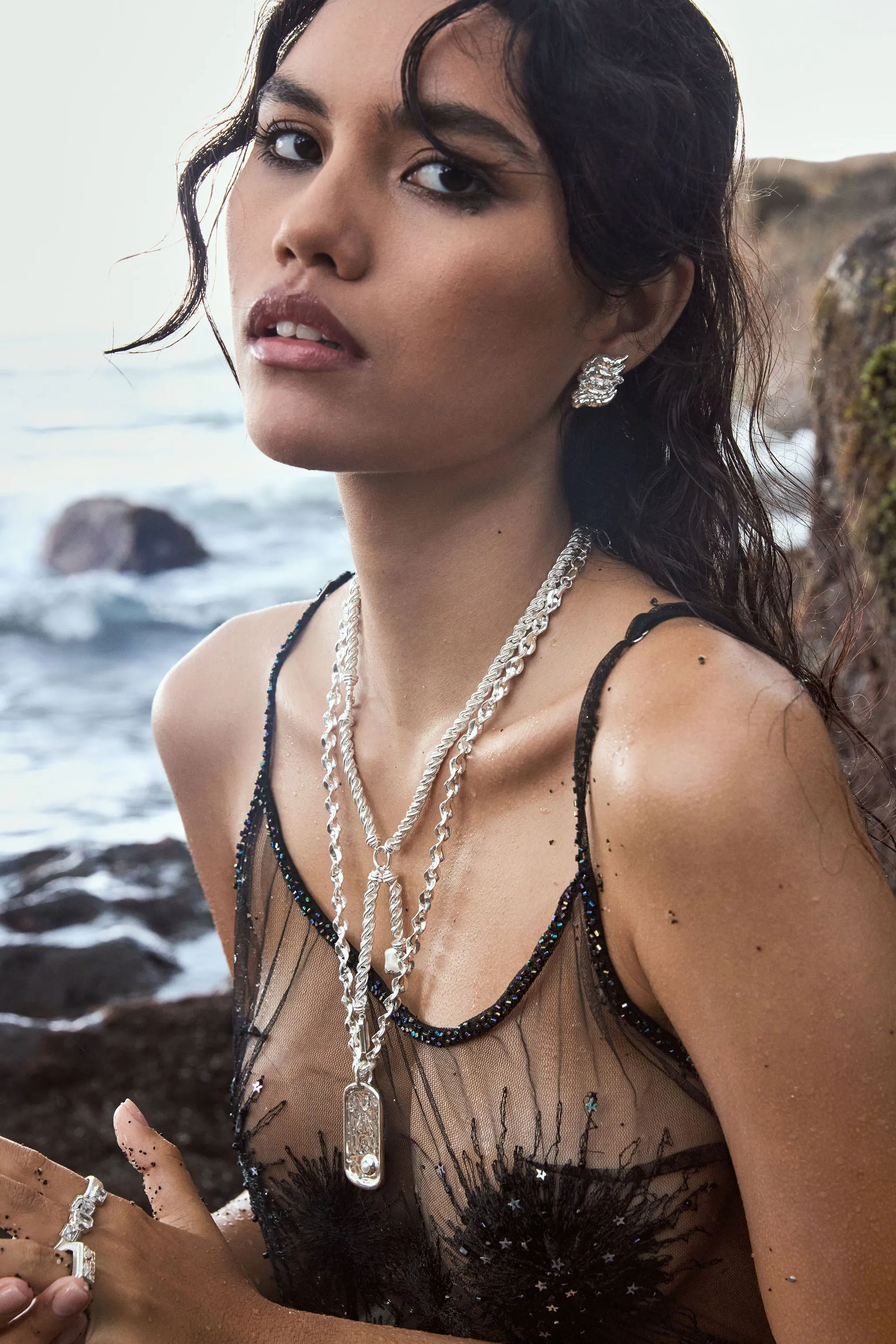 DEMI Earrings | Silver sold by Mountain & Moon product image thumbnail 3