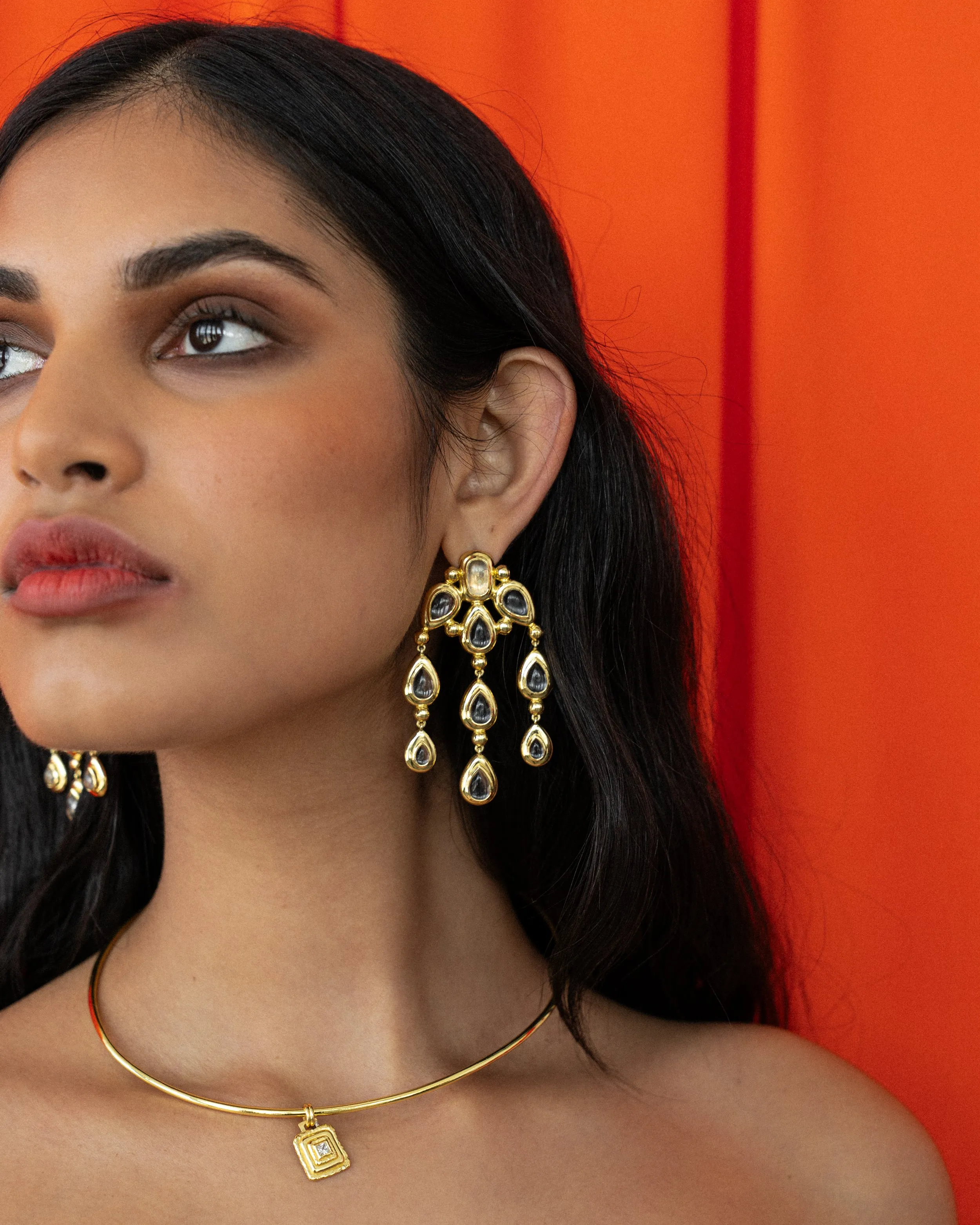 RANI Earrings | Gold sold by Mountain & Moon product image thumbnail 2