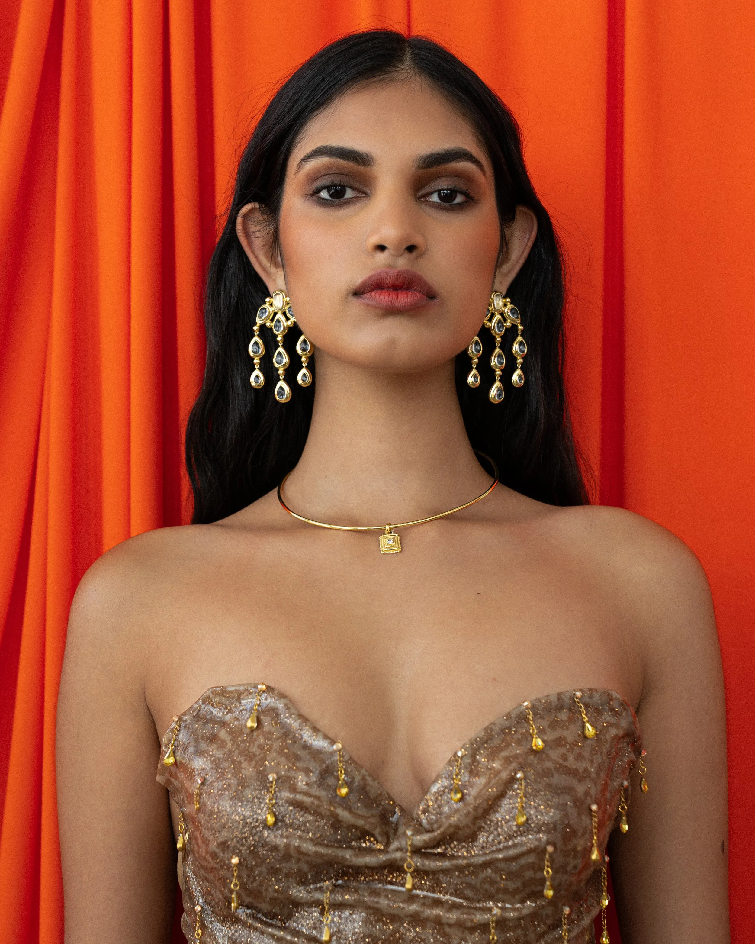 RANI Earrings | Gold sold by Mountain & Moon product image thumbnail 3