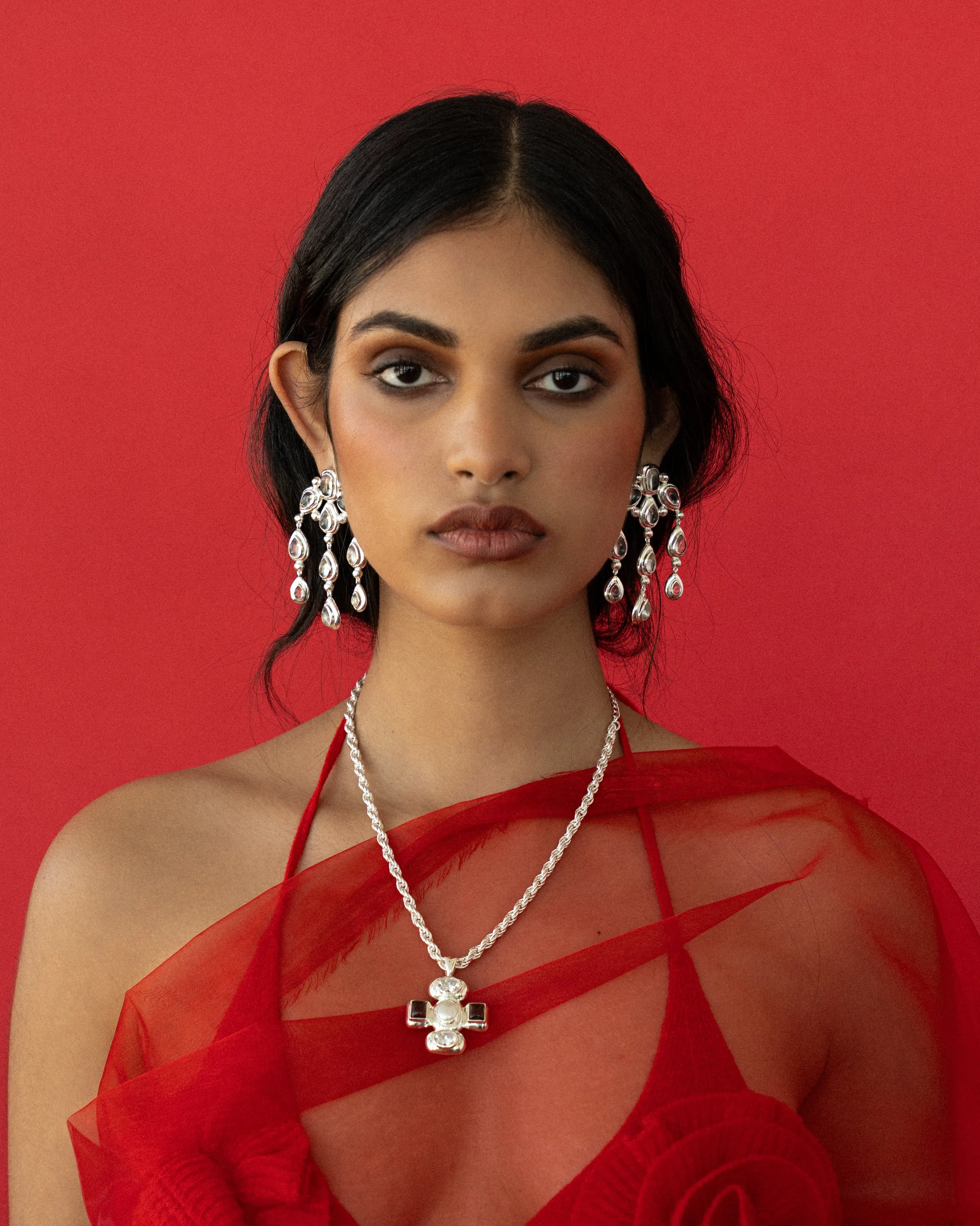 RANI Earrings | Silver sold by Mountain & Moon product image thumbnail 2