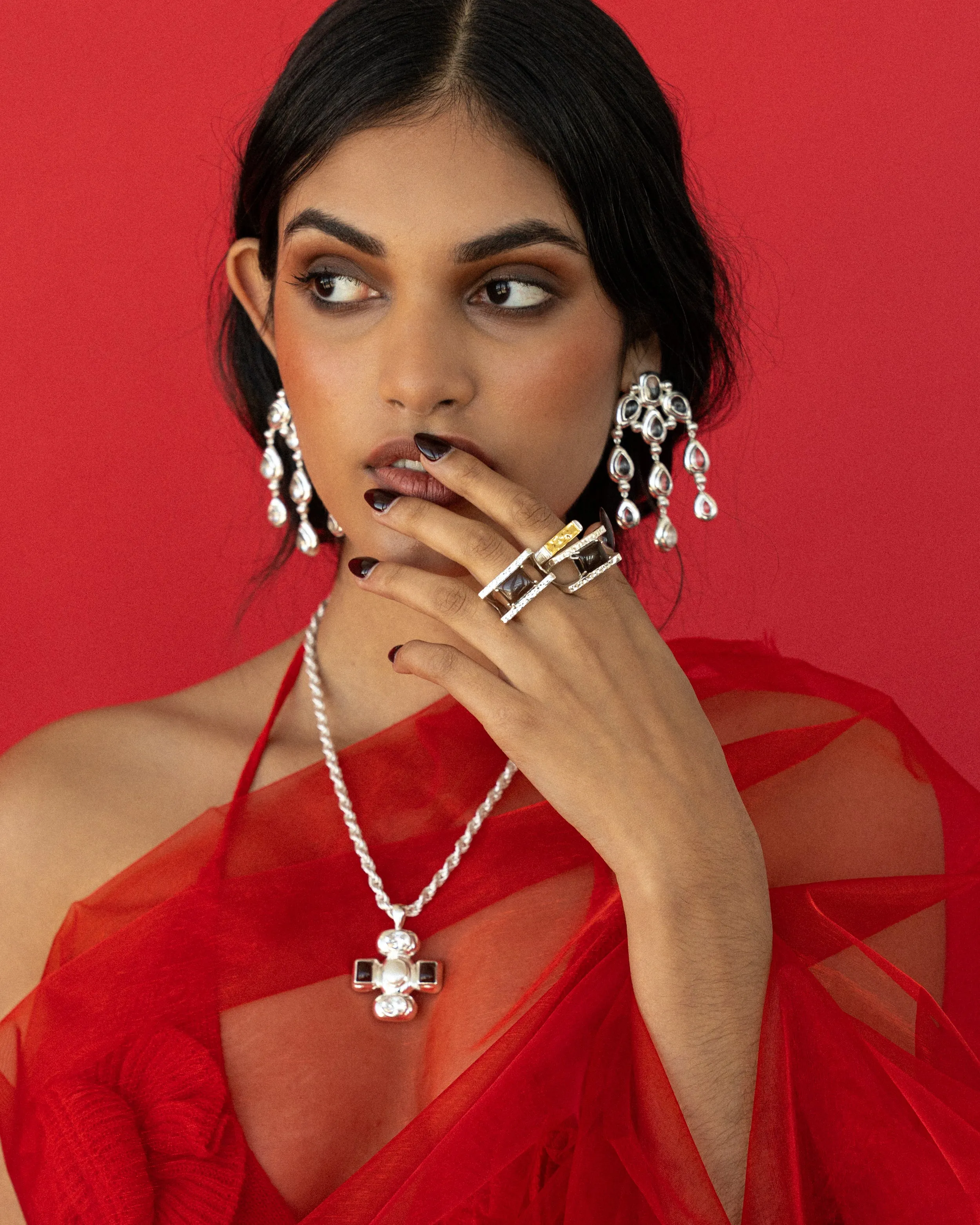 RANI Earrings | Silver sold by Mountain & Moon product image thumbnail 5