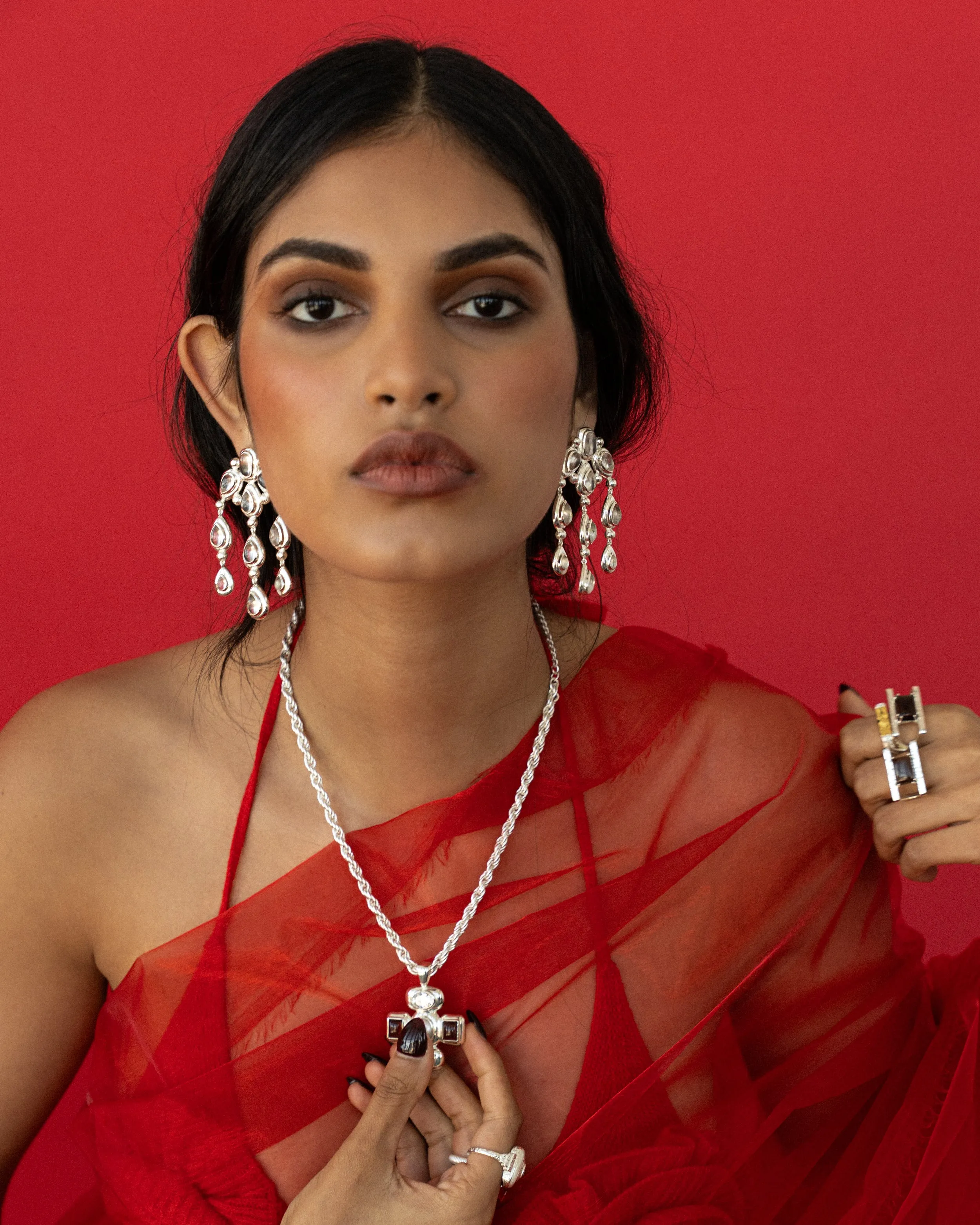 RANI Earrings | Silver sold by Mountain & Moon product image thumbnail 4