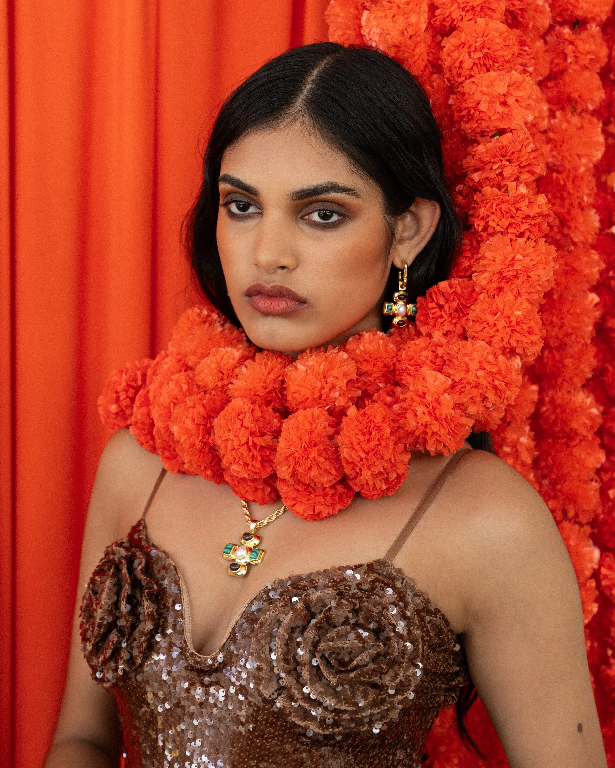 ANUSHKA EARRINGS | GOLD sold by Mountain & Moon product image thumbnail 5