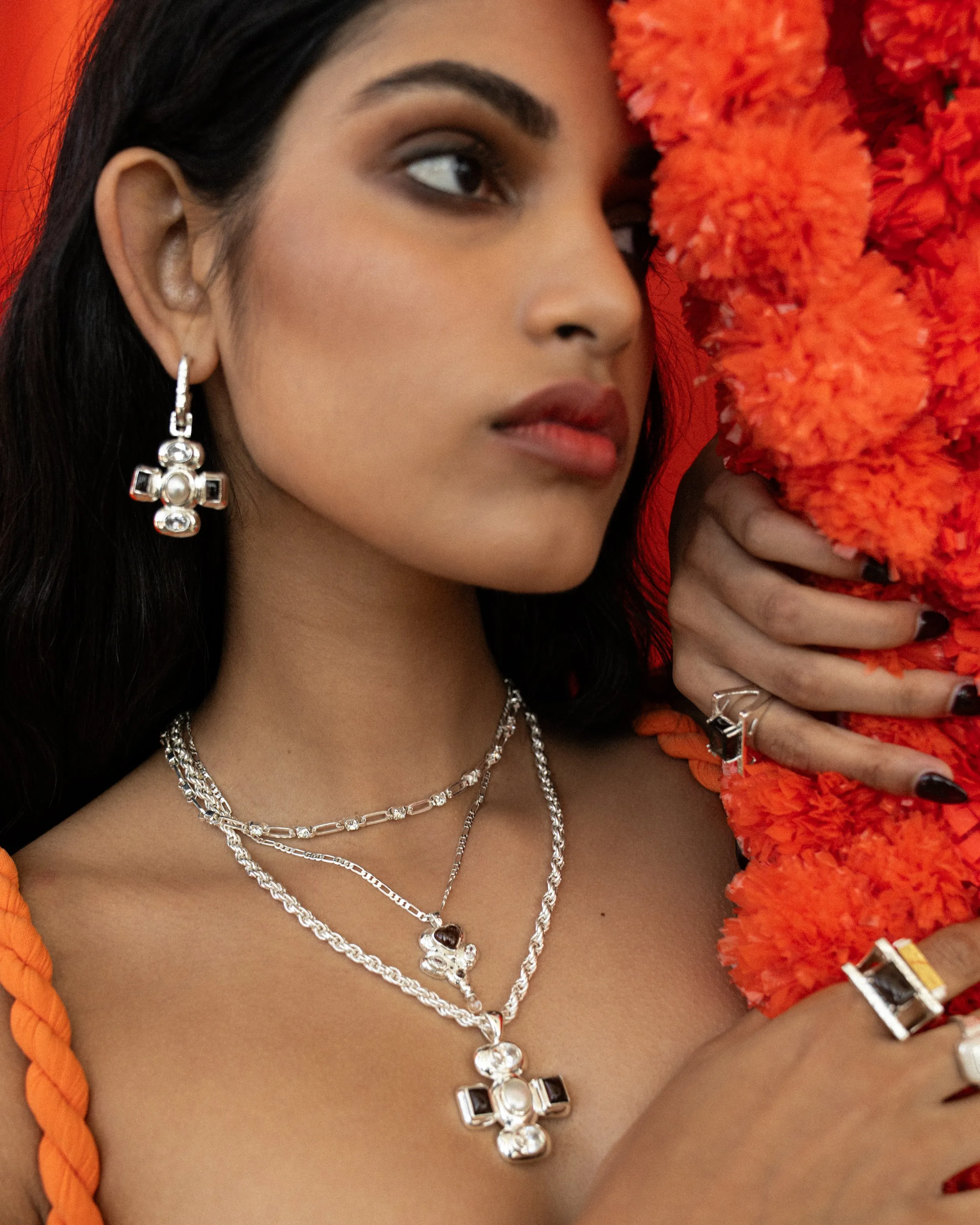 ANUSHKA Earrings | Silver sold by Mountain & Moon product image thumbnail 2