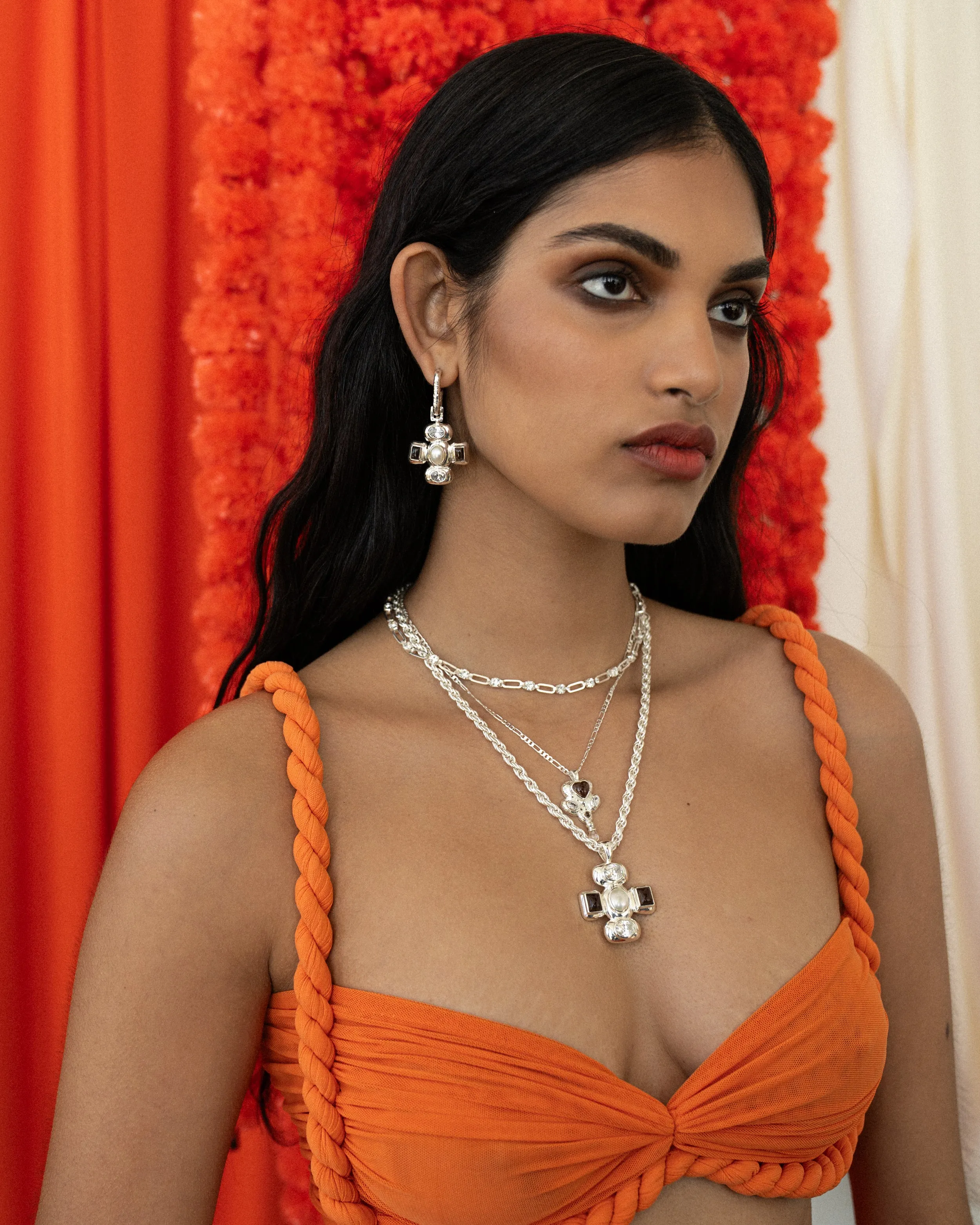 SHREYA Necklace | Silver sold by Mountain & Moon product image thumbnail 5