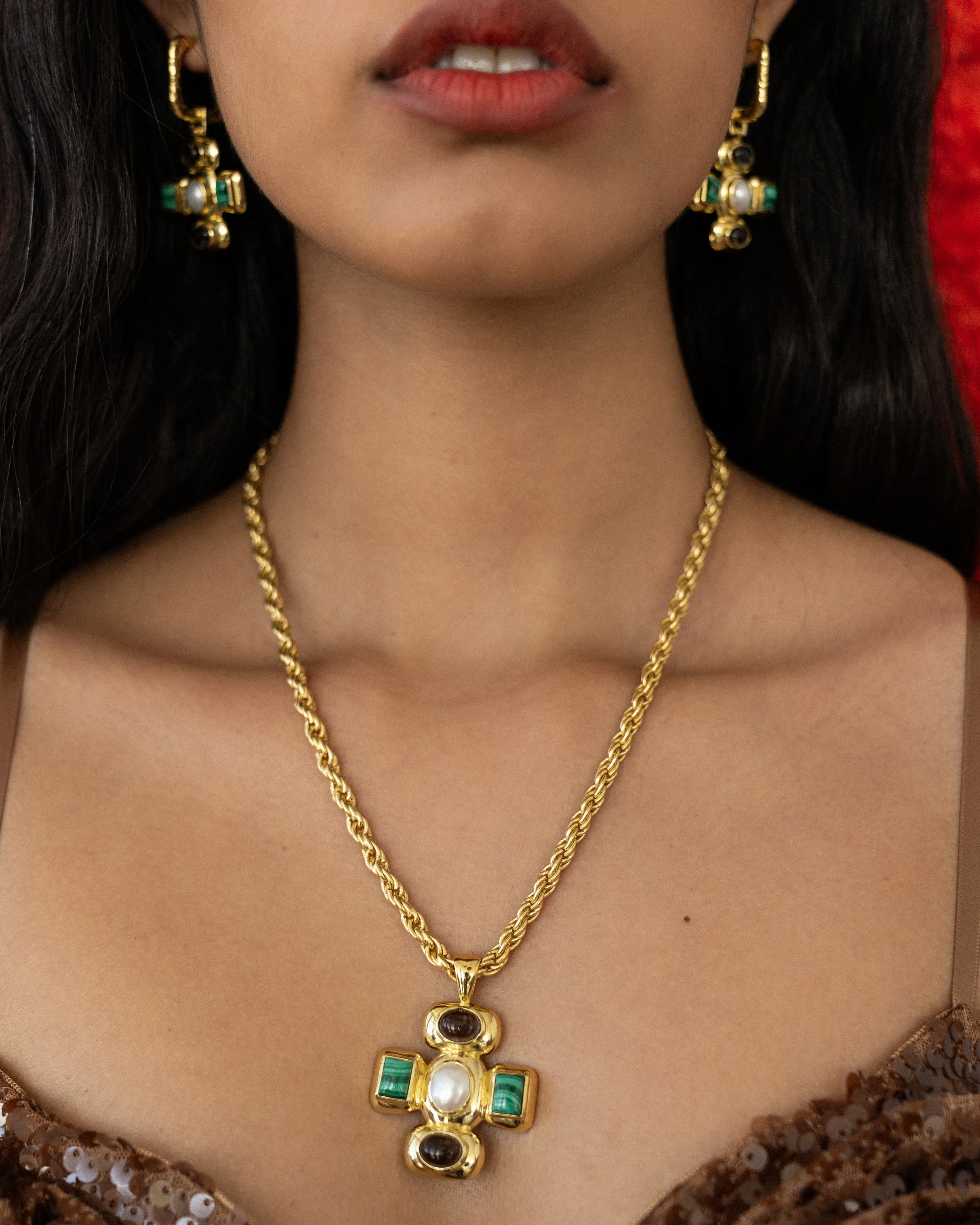 SHREYA Necklace | Gold sold by Mountain & Moon product image thumbnail 2
