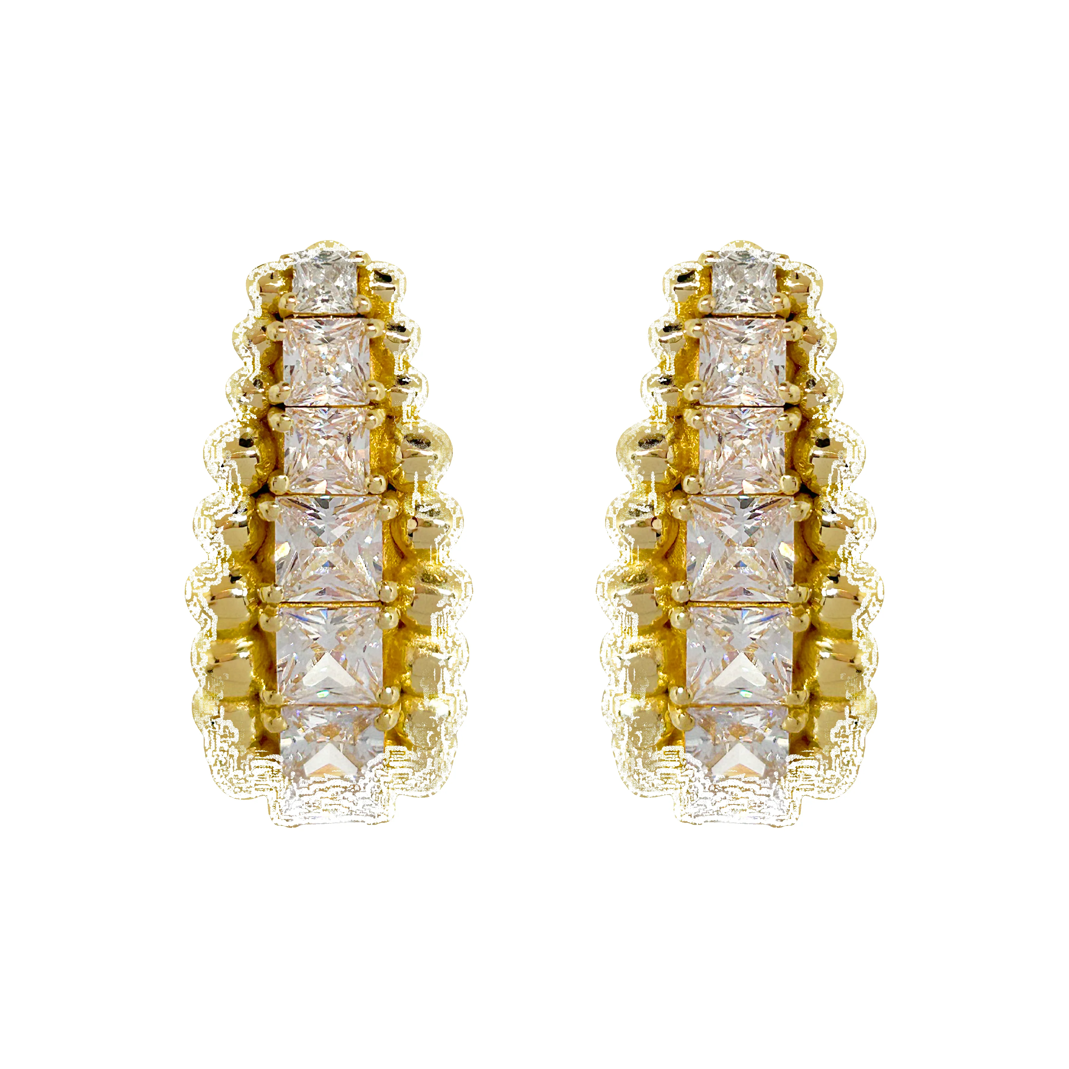 MARILYN Earrings | White CZ sold by Mountain & Moon