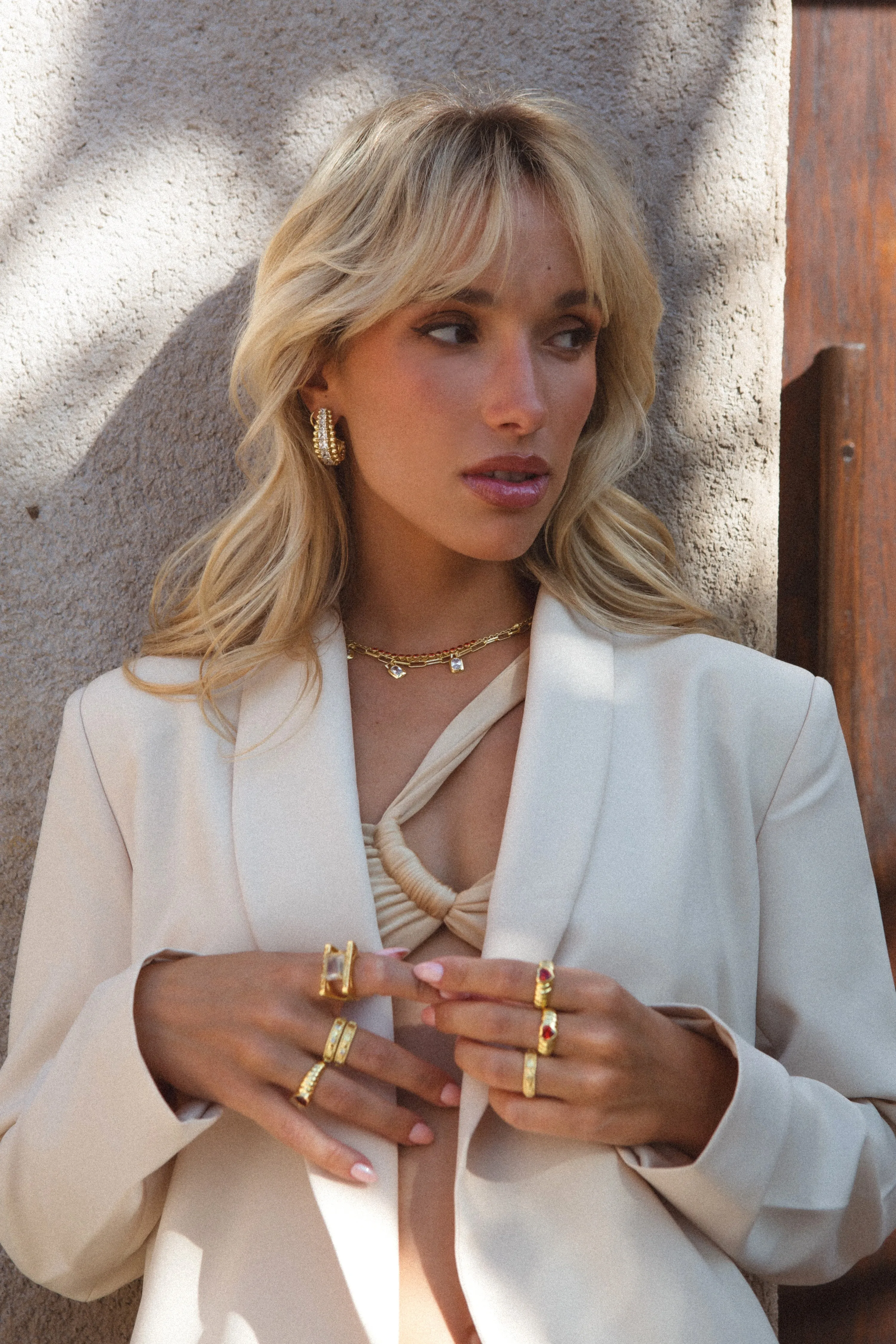 MARILYN Earrings | White CZ sold by Mountain & Moon product image thumbnail 4