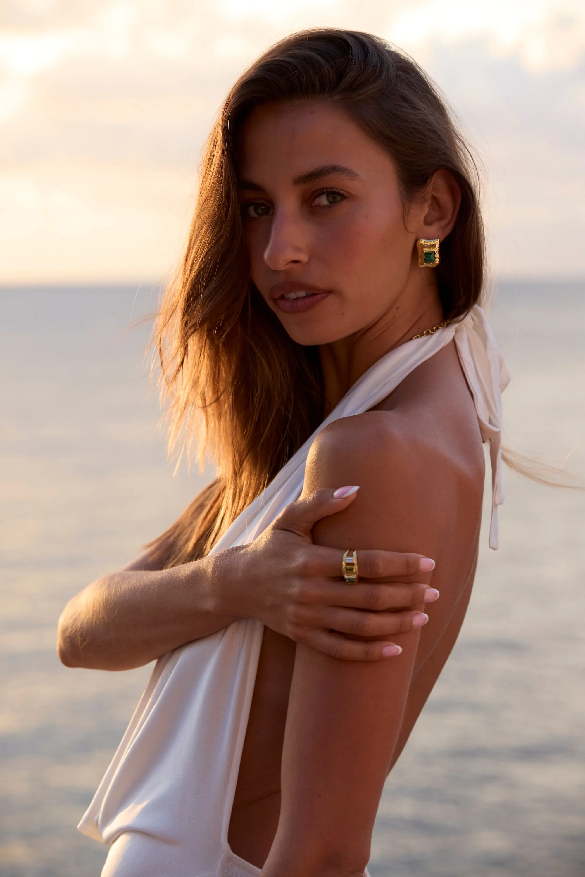 KAURI Earrings | Gold sold by Mountain & Moon product image thumbnail 2