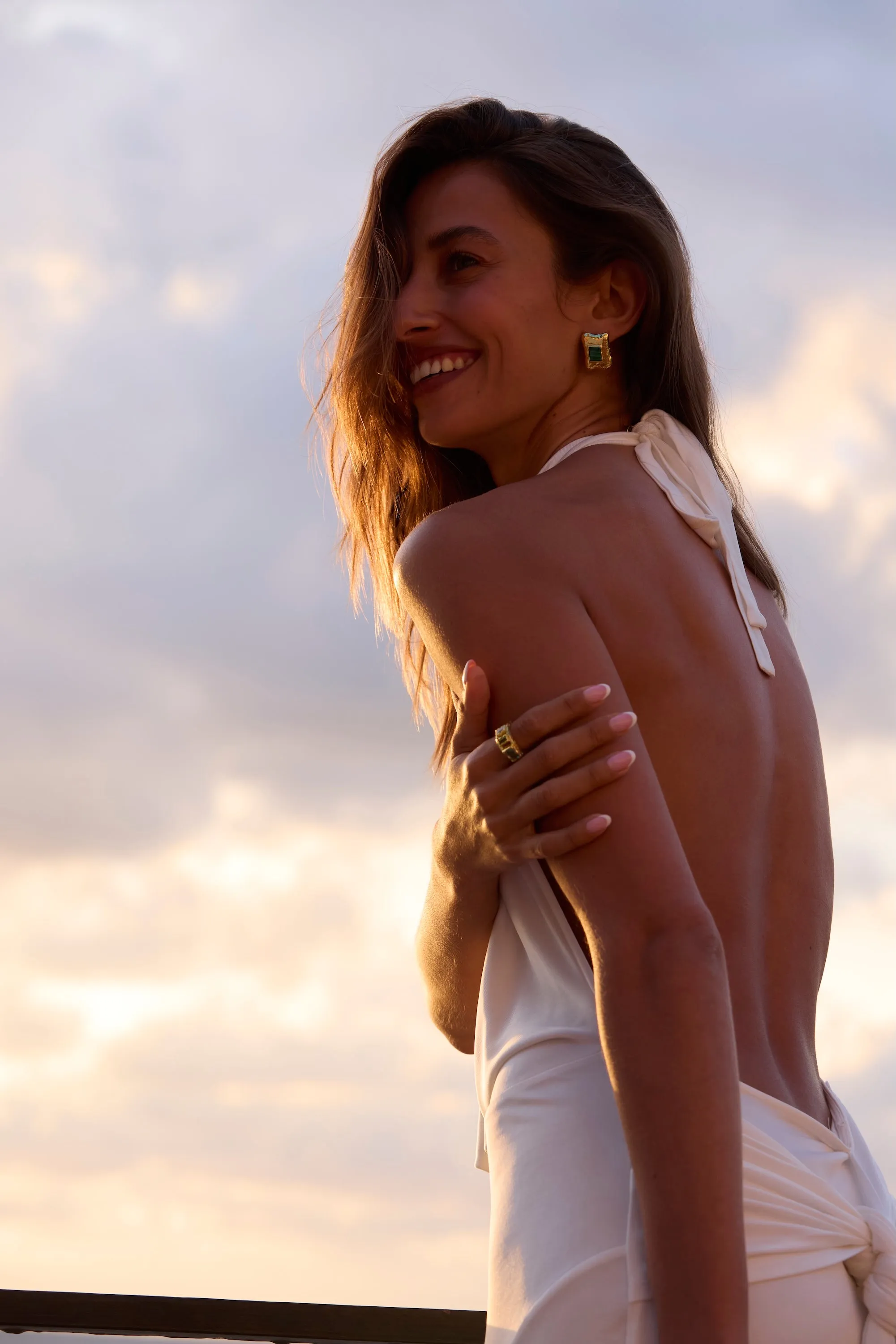 KAURI Earrings | Gold sold by Mountain & Moon product image thumbnail 4