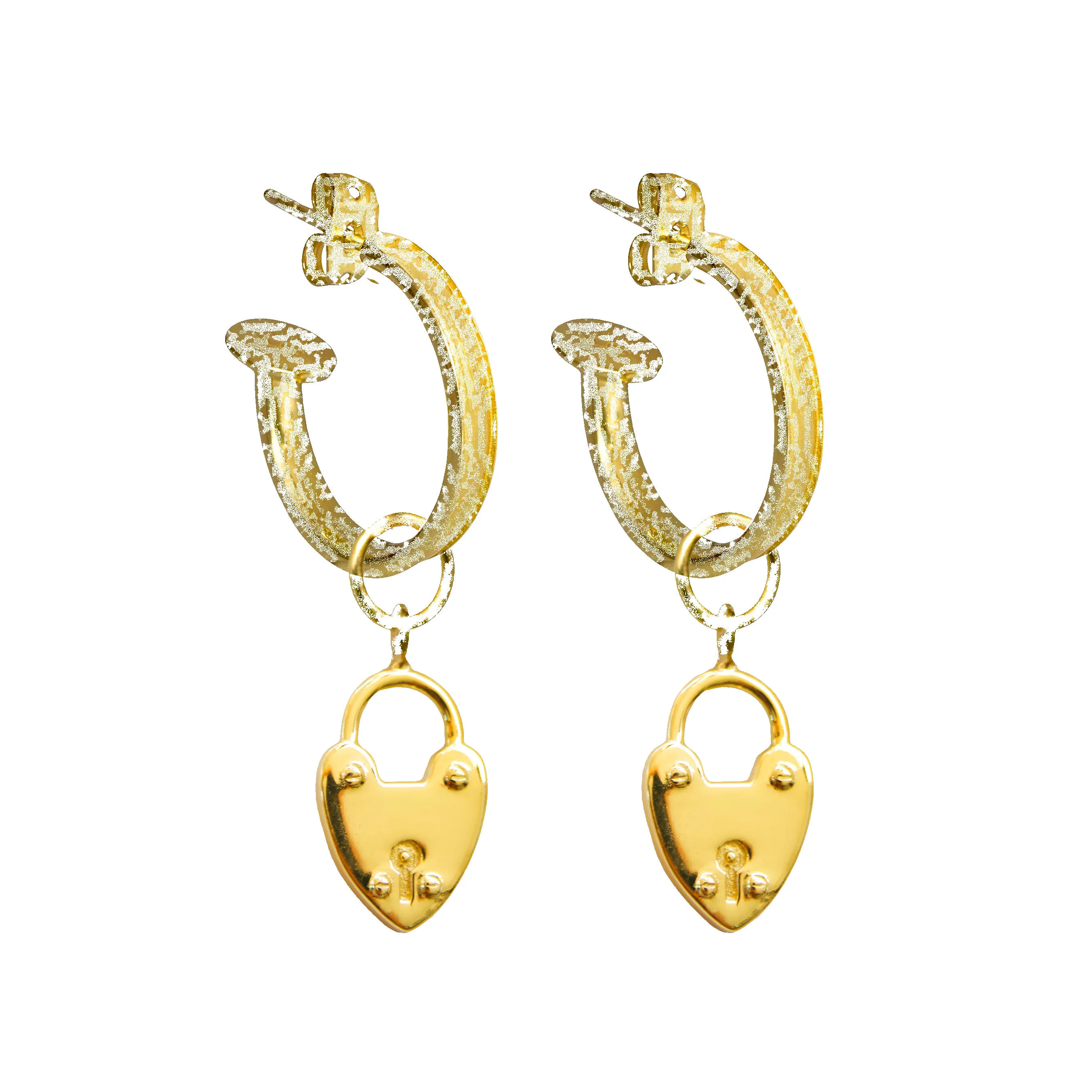 HEART Mini Hoops sold by Mountain & Moon