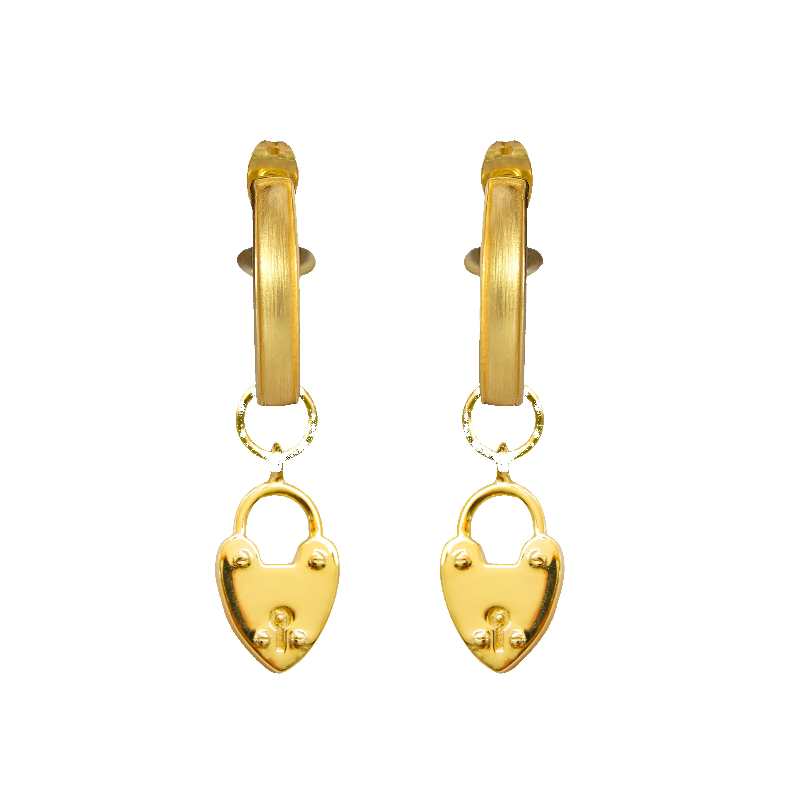 HEART Mini Hoops sold by Mountain & Moon product image thumbnail 3