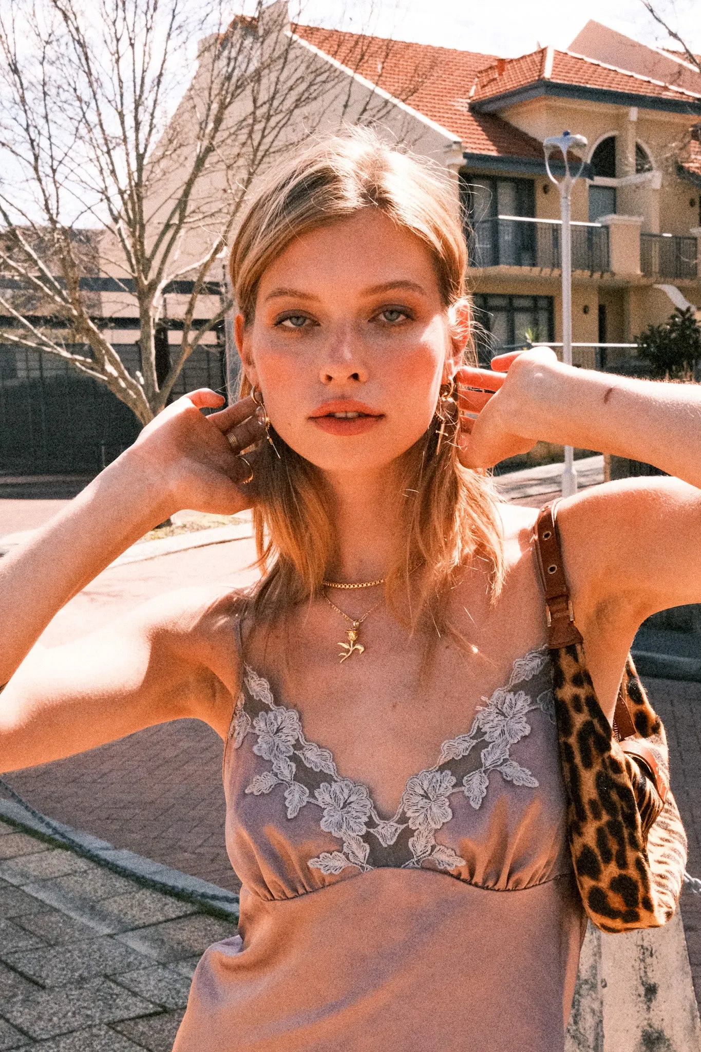 JULIET Earrings | Crystal Quartz sold by Mountain & Moon product image thumbnail 4