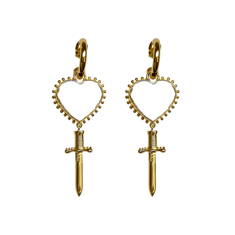 JULIET Earrings | Crystal Quartz sold by Mountain & Moon