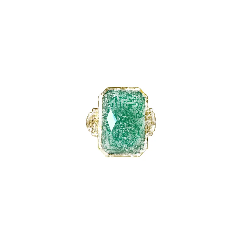 SIMONE Ring | Green Onyx sold by Mountain & Moon