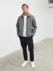 Lawrence Boucle Jacket - Charcoal sold by NOBL