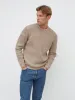 Dylan Crew Neck Knit Jumper - Mushroom Marl sold by NOBL