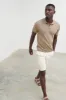 Jude Knit Polo - Taupe sold by NOBL