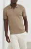 Jude Knit Polo - Taupe sold by NOBL