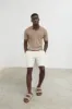 Jude Knit Polo - Taupe sold by NOBL
