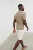 Jude Knit Polo - Taupe sold by NOBL