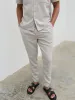 Hunter Waistband Trousers - Stone sold by NOBL