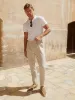 Hunter Waistband Trousers - Stone sold by NOBL