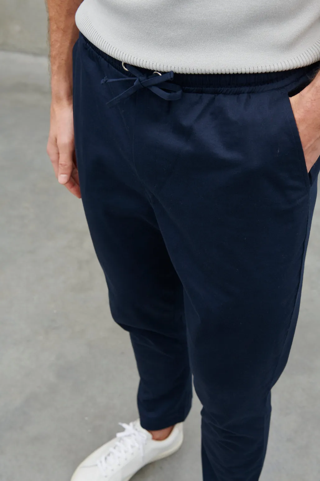Oscar Tailored Trouser - Navy sold by NOBL product image thumbnail 3