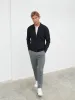 Arlo Knit Bomber Jacket - Black sold by NOBL