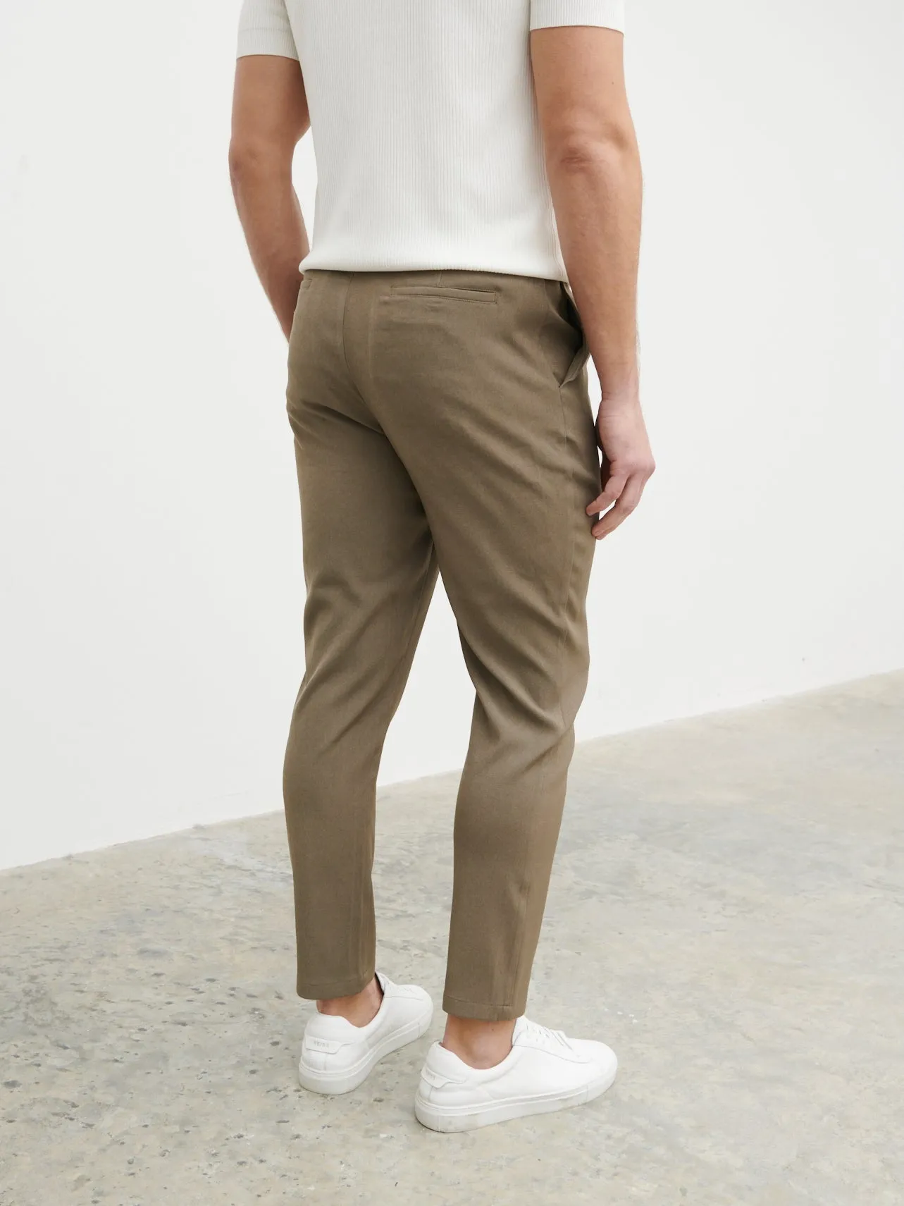 Henry Tailored Trouser - Dark Olive Grey sold by NOBL product image thumbnail 3