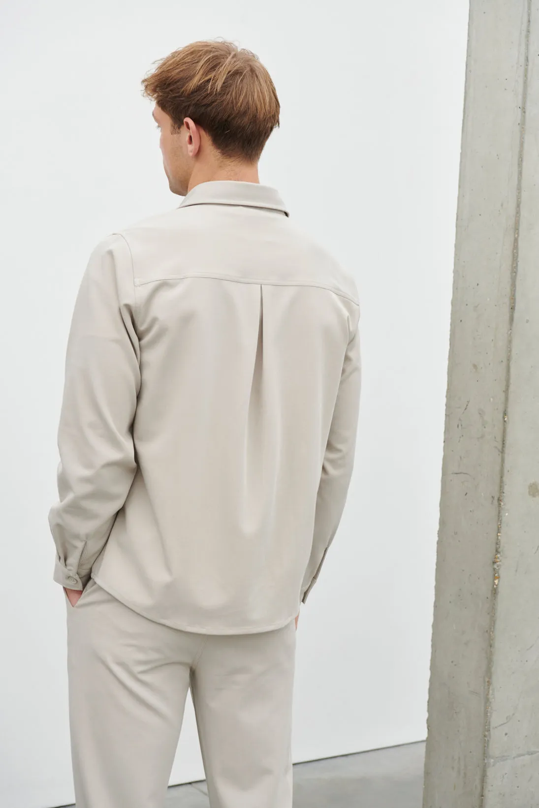 Benson Over Shirt - Stone sold by NOBL product image thumbnail 2