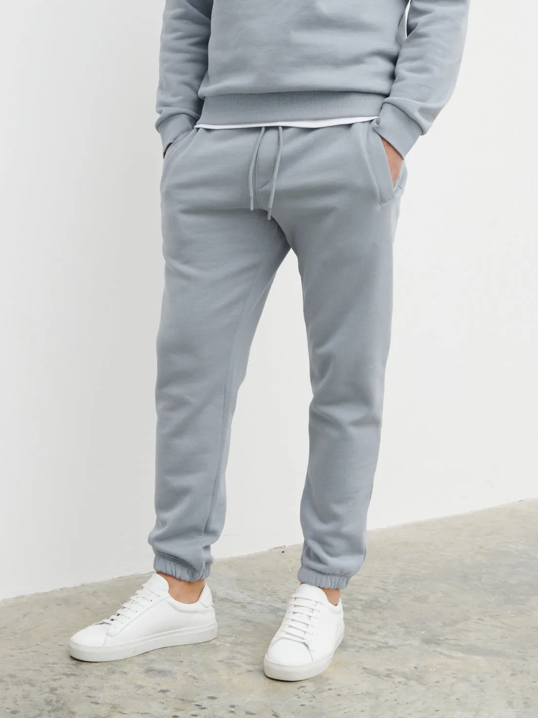 Sonny Relaxed Drawstring Joggers - Grey Blue sold by NOBL product image thumbnail 4