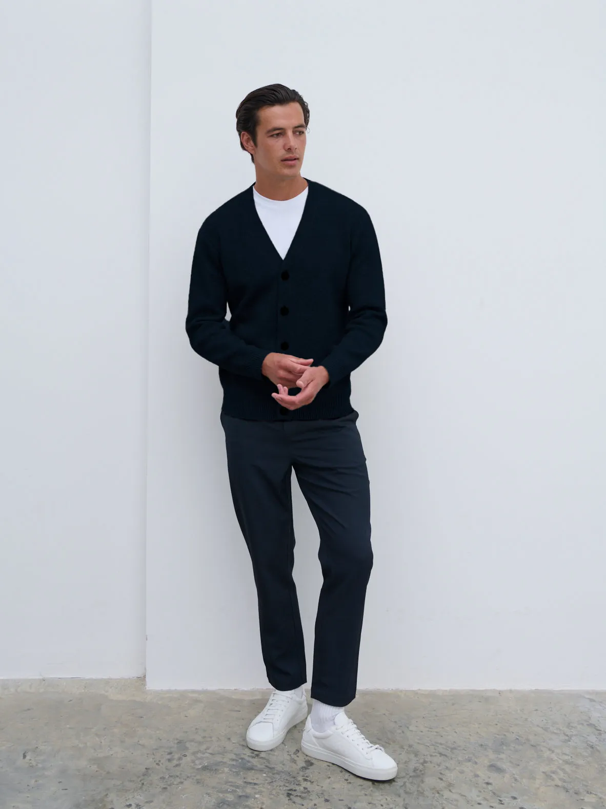 Louis Button Down Cardigan - Navy sold by NOBL product image thumbnail 4