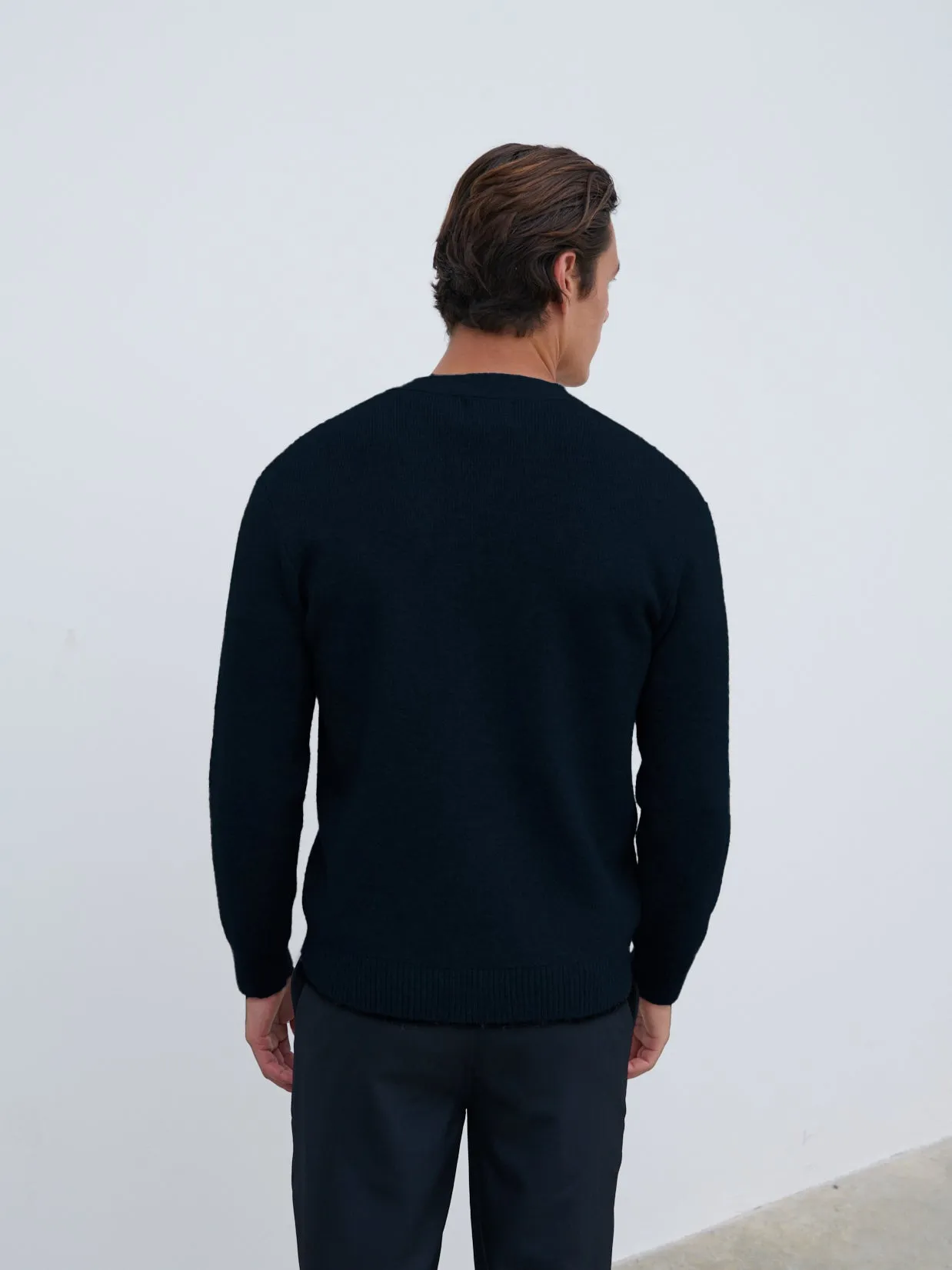 Louis Button Down Cardigan - Navy sold by NOBL product image thumbnail 3