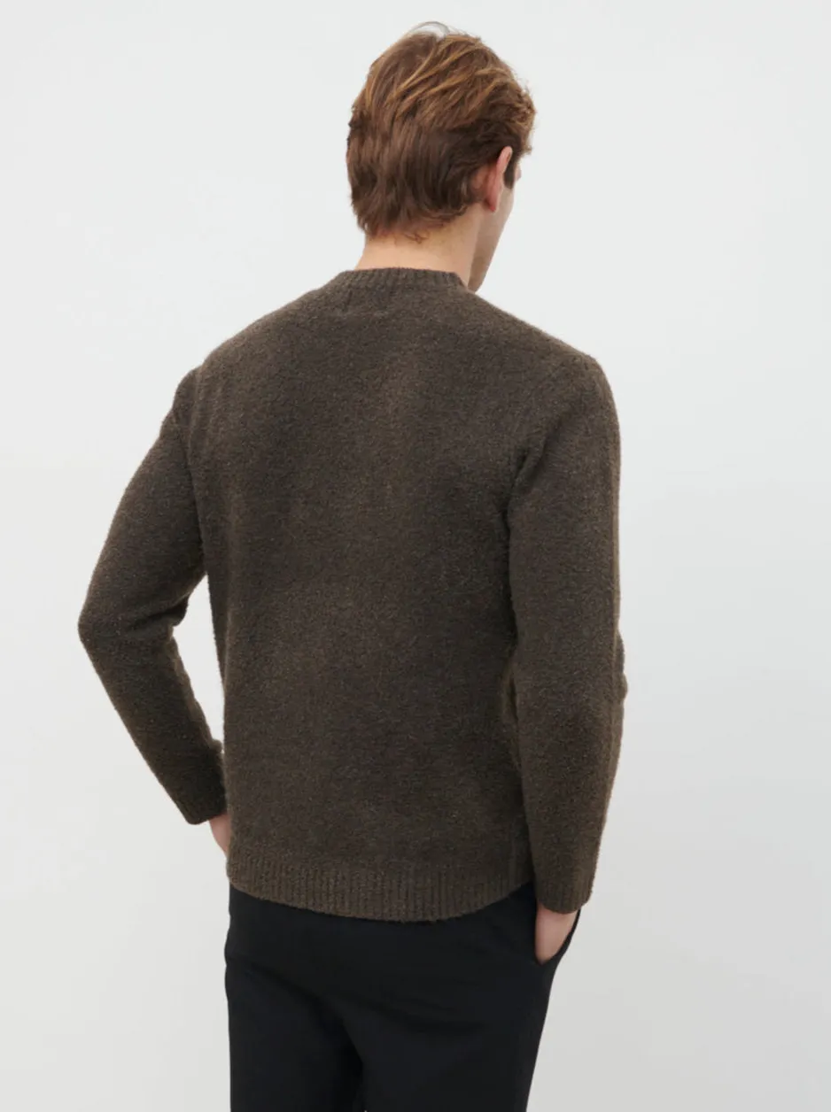 Cameron Crew Neck Jumper - Bark sold by NOBL product image thumbnail 5