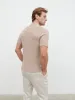Leonardo Textured Cable Knit Polo - Taupe sold by NOBL