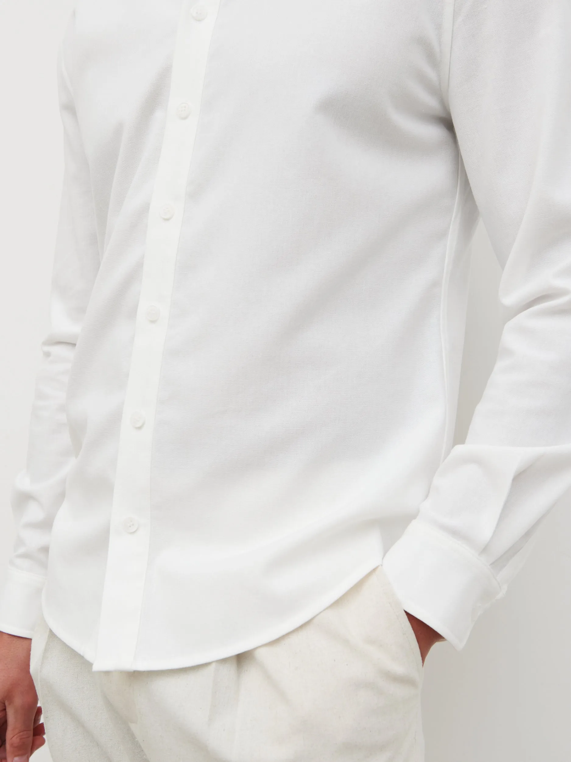 Easton Long Sleeve Shirt - White sold by NOBL product image thumbnail 3